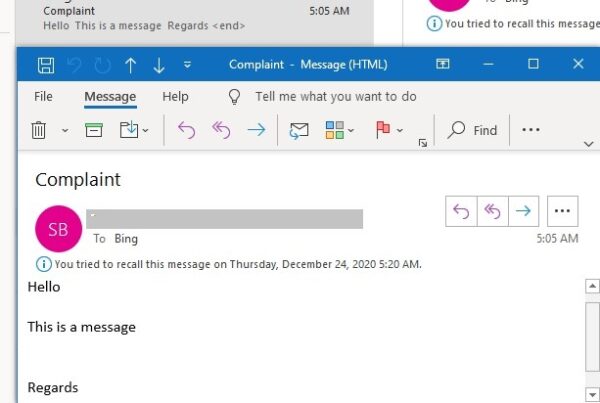 Cara Memanggil Email Terkirim di Outlook