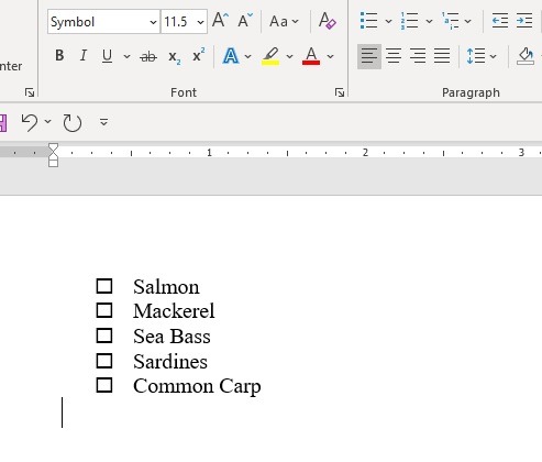 Cara Menambahkan Tanda Centang dan Tanda Bulat di Microsoft Word