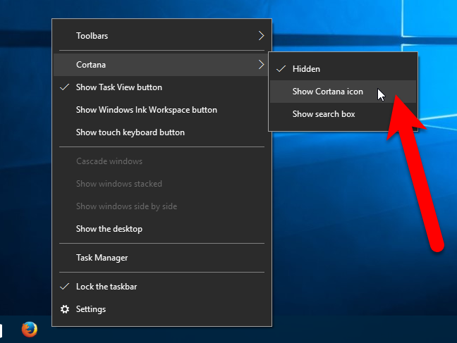Cara Menyembunyikan Kotak Pencarian/Cortana dan Tombol Tampilan Tugas di Bilah Tugas Windows 10