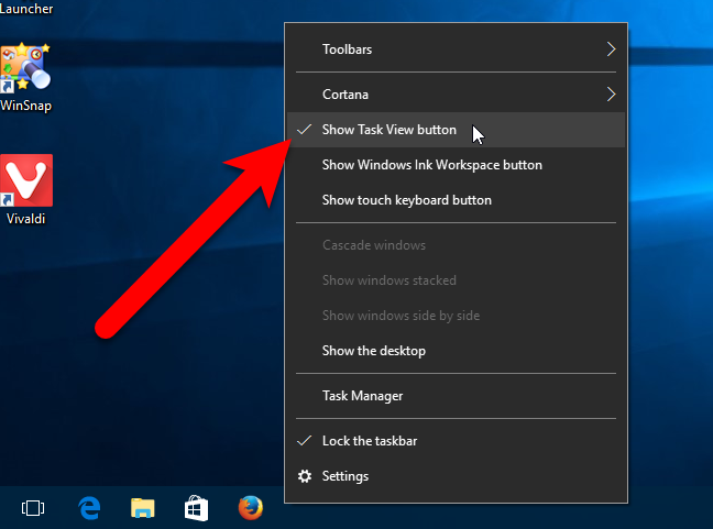 Cara Menyembunyikan Kotak Pencarian/Cortana dan Tombol Tampilan Tugas di Bilah Tugas Windows 10