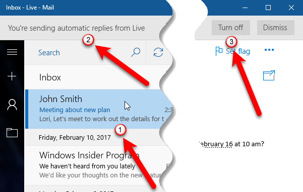 Cara Mengatur Balasan Di Luar Kantor di Windows 10 Mail