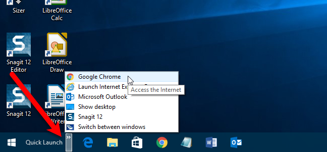 Cara Mengembalikan Bilah Luncur Cepat di Windows 7, 8, atau 10