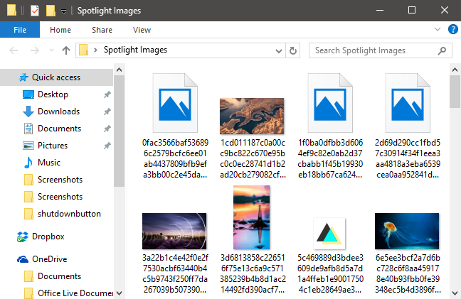 Cara Simpan Windows 10 ini Lock Screen Spotlight Gambar untuk Hard Drive Anda