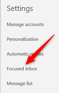 Cara Mengaktifkan atau Menonaktifkan Kotak Masuk Terfokus di Windows 10 Mail