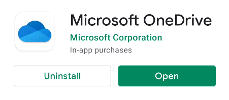 Unduh aplikasi "OneDrive" di Android