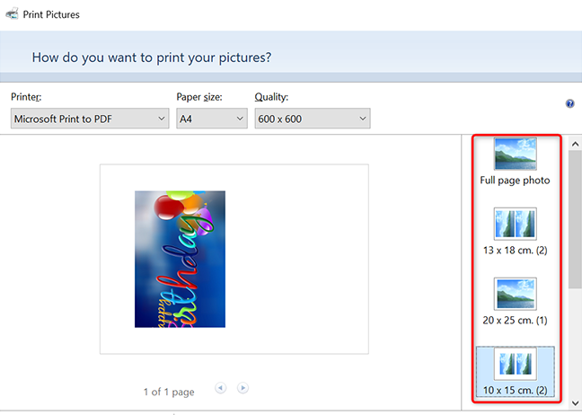 Ubah tampilan foto PNG di PDF.