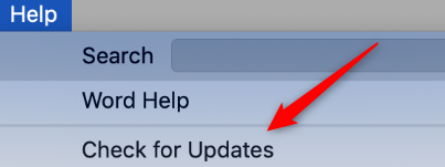 Periksa untuk Mac update
