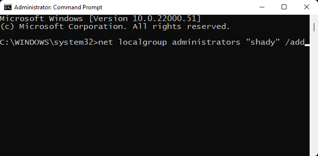 Ketik Command di Command Prompt untuk mengubah akun Pengguna menjadi Administrator di Windows.
