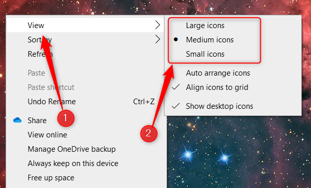Cara Mengubah Ukuran Ikon di Windows 10