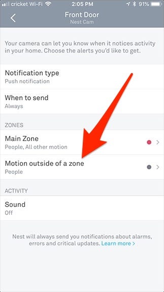 Cara Membatasi Notifikasi di Nest Cam Anda Menggunakan Zona Aktivitas