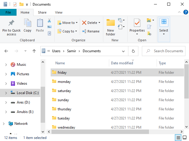 Folder Baru dengan CMD di Windows Explorer