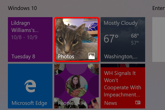Windows 10 Pilih Kegunaan Foto