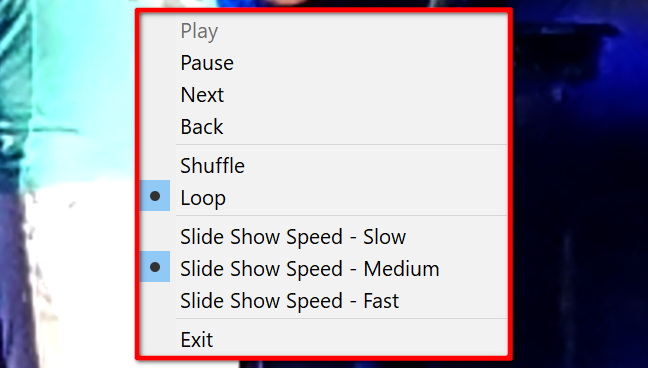Kontrol Tampilan Slide Windows 10