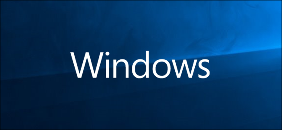 Logo Windows dengan latar belakang biru