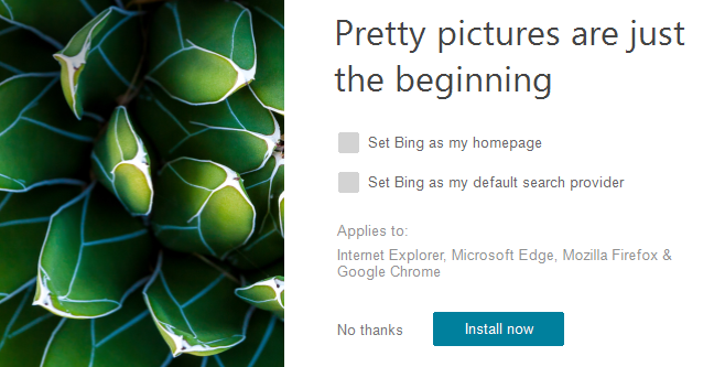 Pemasang Wallpaper Bing di Windows 10.