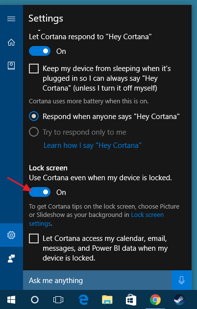 Cara Menonaktifkan Cortana di Layar Kunci Windows 10