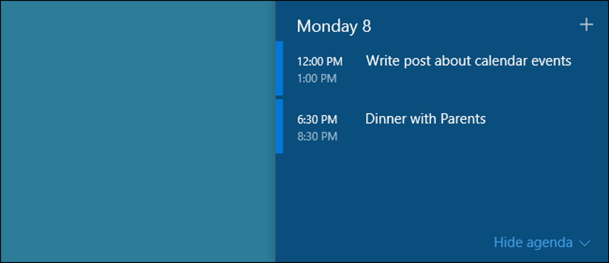 Cara Melihat dan Menambahkan Acara Kalender dari Taskbar Windows 10