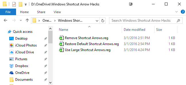 Cara Menghapus (atau Mengubah) Panah pada Ikon Pintasan di Windows 7, 8, dan 10