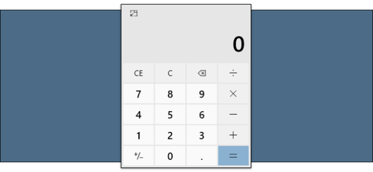 windows 10 kalkulator mengambang