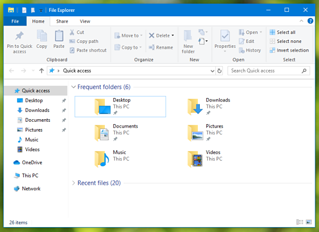 Penjelajah Berkas Windows 10