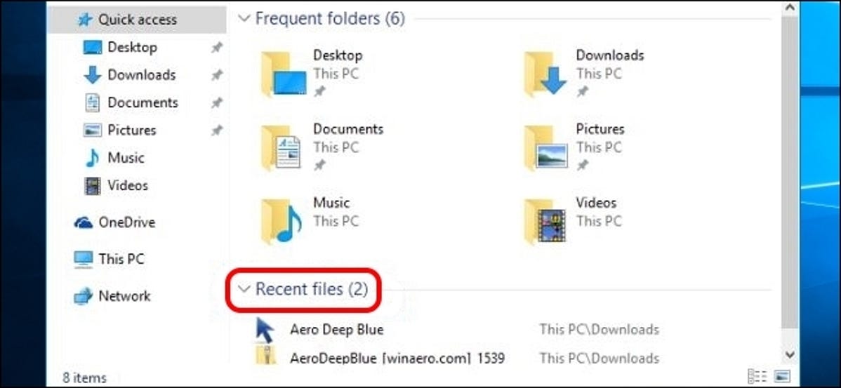 Bagaimana Anda Mendapatkan Kembali Daftar &#8220;Semua File Terbaru&#8221; di Windows 10?