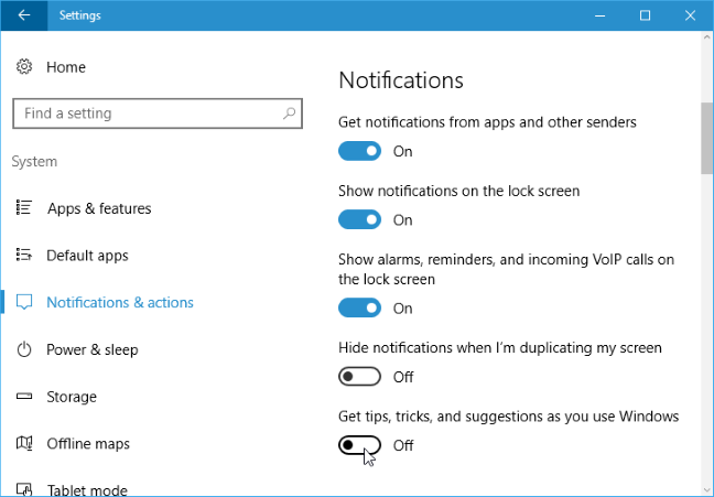 Cara Menonaktifkan Notifikasi Pop-up Taskbar Windows 10