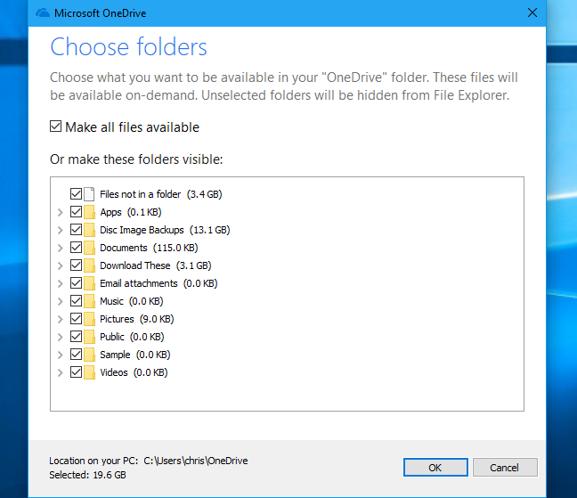Cara Menggunakan File OneDrive Sesuai Permintaan di Pembaruan Musim Gugur Windows 10