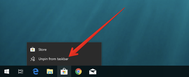 Cara Menghapus Ikon Microsoft Store dari Taskbar di Windows 10