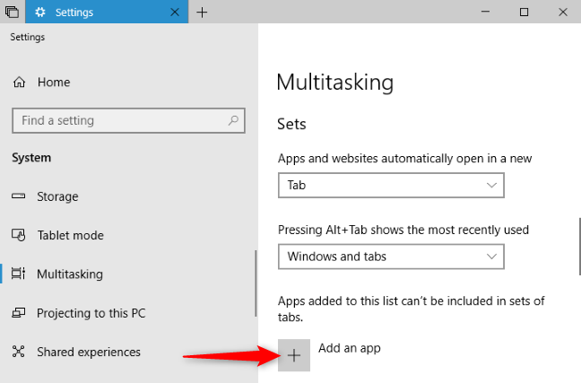 Cara Mengecualikan Kegunaan dari Tab Baru Windows 10