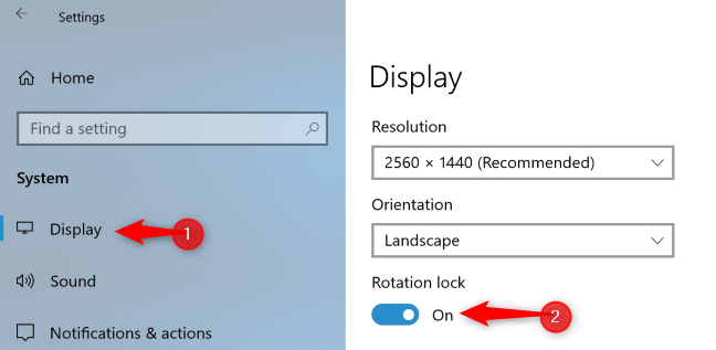Cara Menonaktifkan Rotasi Otomatis Layar di Windows 10