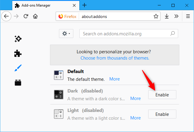 Cara Mengaktifkan Mode Gelap di Firefox