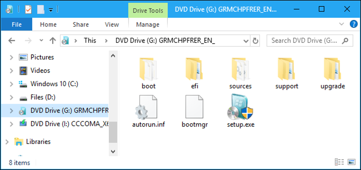 Cara Melihat Versi dan Build Windows mana yang ada di DVD, ISO, atau Drive USB