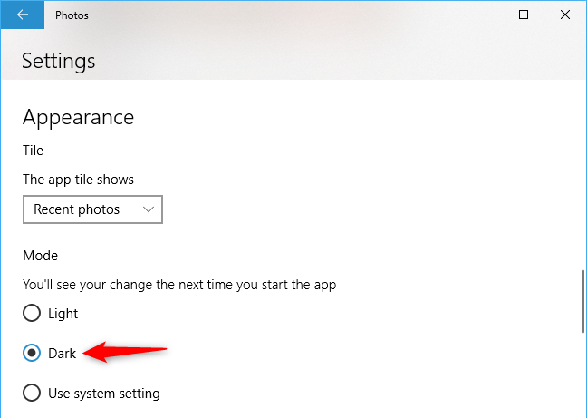 Cara Mengaktifkan Mode Gelap di Foto di Windows 10