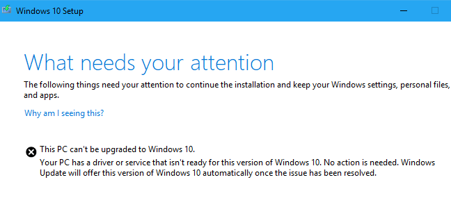 Apa yang Perlu Perhatian Anda kesalahan pengaturan pada Windows 10
