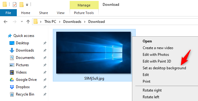 Cara Mendapatkan Kembali Latar Belakang Desktop Default Lama Windows 10
