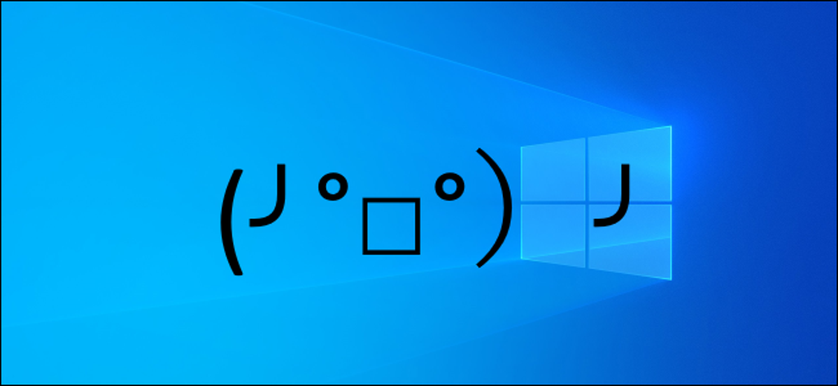 Cara Memasukkan Kaomoji di Windows 10 (╯°□°)╯︵