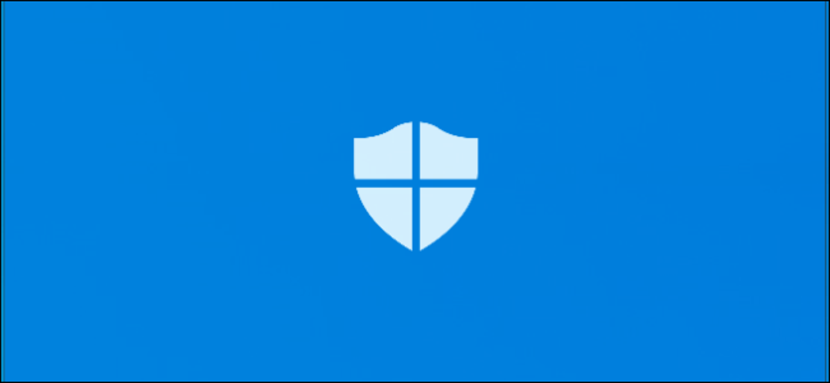 Layar splash aplikasi Keamanan Windows (Pembela)