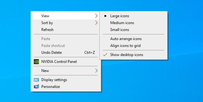 Cara Membuat Ikon Desktop Windows Ekstra Besar atau Ekstra Kecil