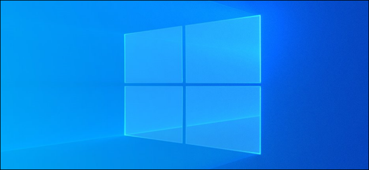 Logo latar belakang desktop ringan baru Windows 10.