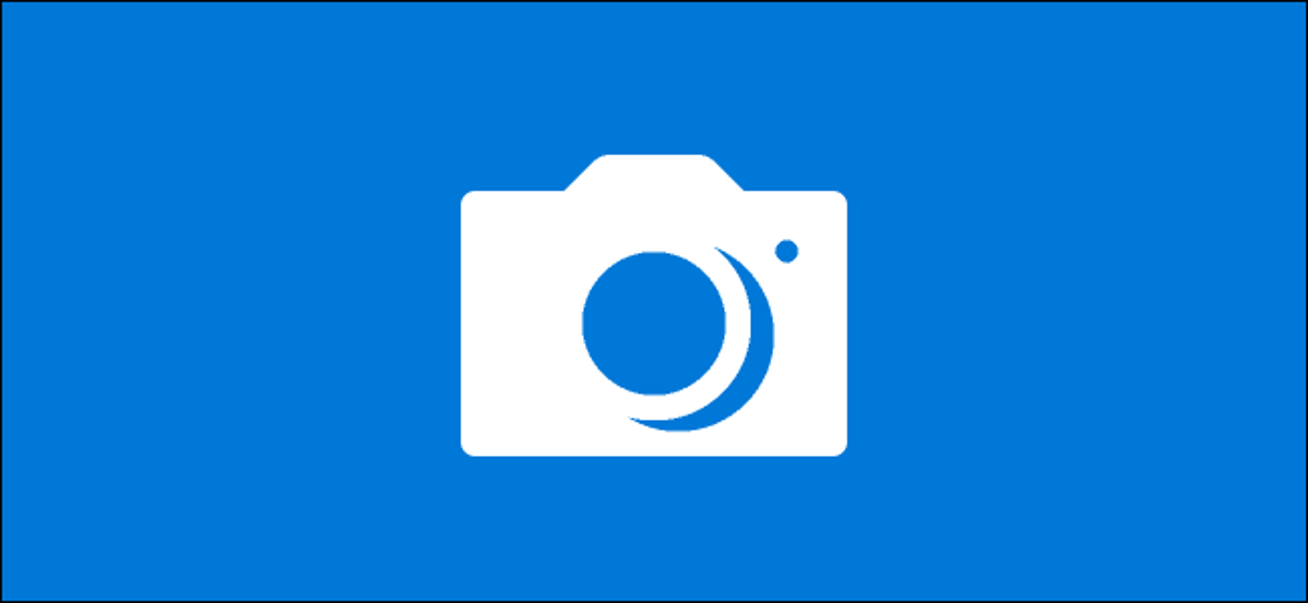 Logo layar splash aplikasi Kamera di Windows 10.