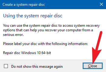 Cara Membuat dan Menggunakan Drive Pemulihan atau Disk Perbaikan Sistem di Windows 8 atau 10