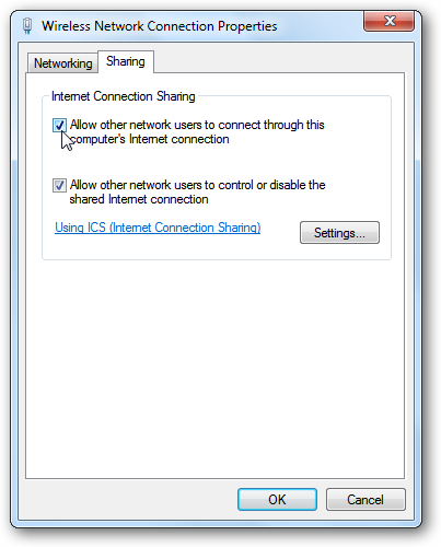 Bagikan Koneksi Internet Antara Mesin Nirkabel dengan Jaringan Ad Hoc di Windows 7
