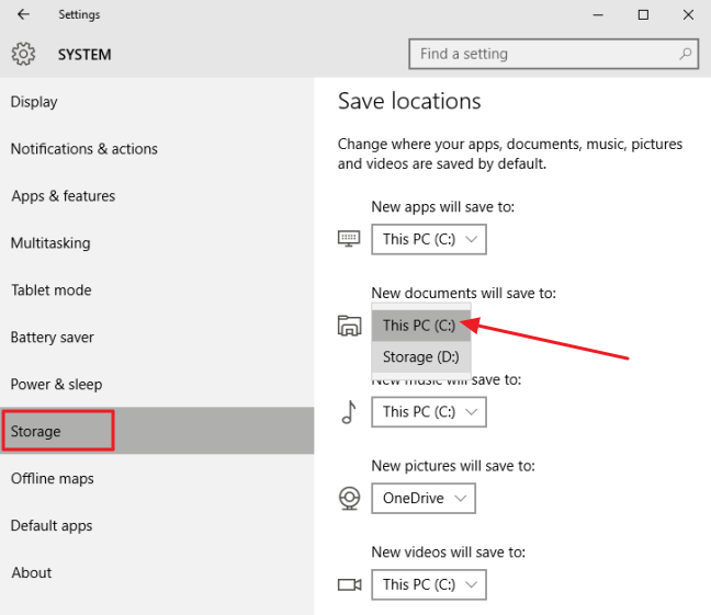 Cara Mengubah Hard Drive Default untuk Menyimpan Dokumen dan Aplikasi di Windows 10