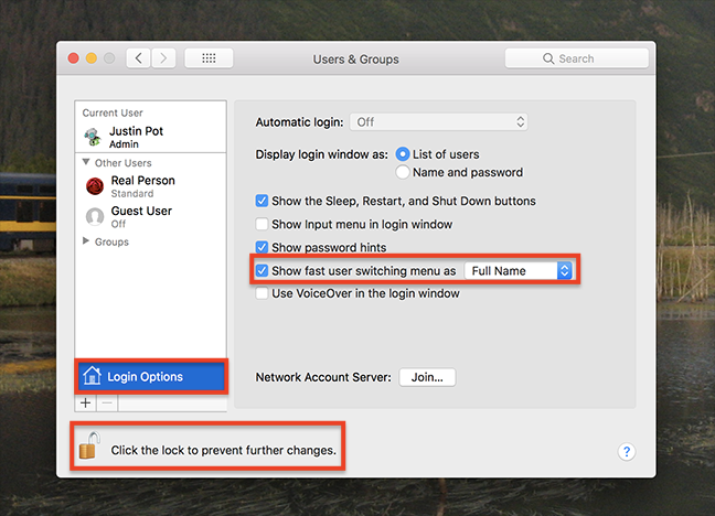 Cara Mengaktifkan Pergantian Pengguna Cepat di macOS