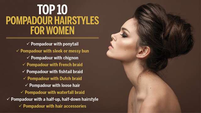 10 Gaya Rambut Pompadour Terbaik Untuk Wanita