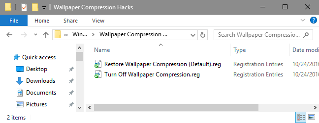 Windows 10 Mengompresi Wallpaper Anda, Tetapi Anda Dapat Membuatnya Kembali Berkualitas Tinggi