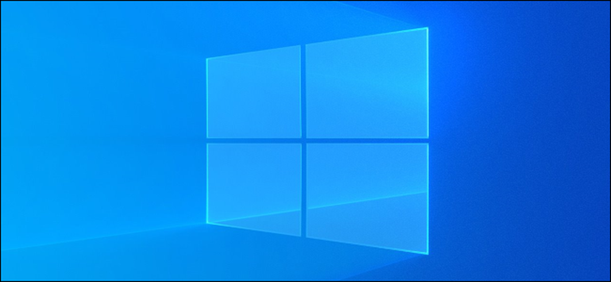 Logo latar belakang desktop ringan Windows 10