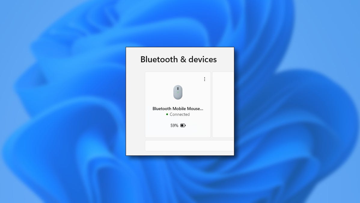 Perangkat Bluetooth Menampilkan Level Baterai di Windows 11