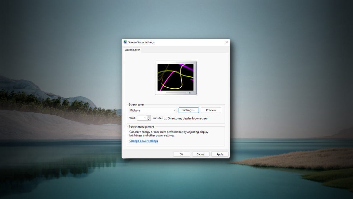 Jendela Screensaver Windows 11
