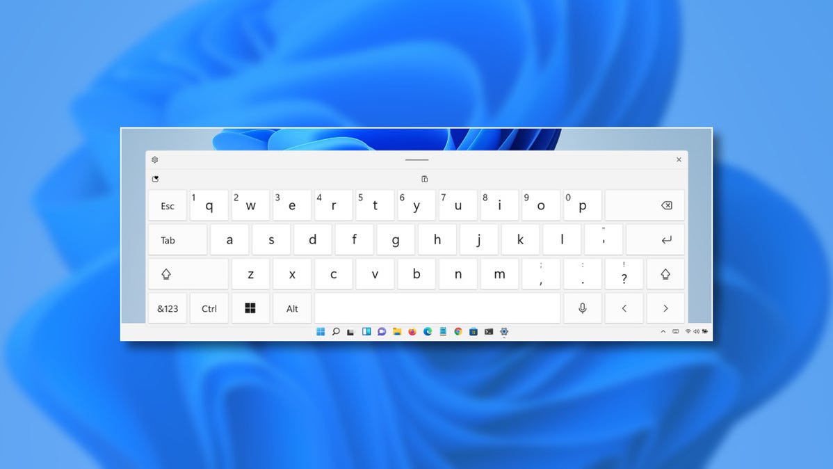 Keyboard Sentuh Windows 11